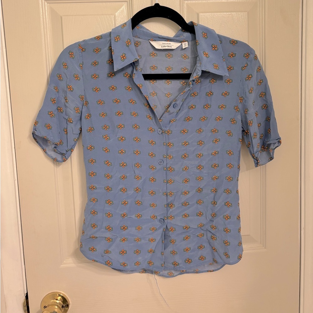 & other stories silk shirt